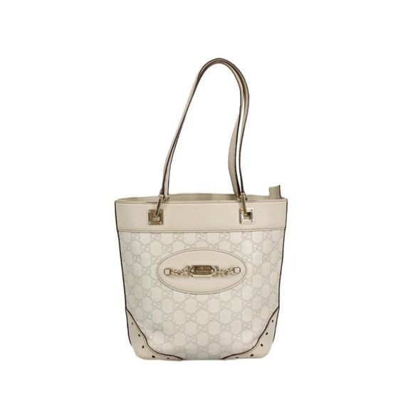 Pre Loved Gucci ssima Women White Shoulder Bags - Picture 2 of 8